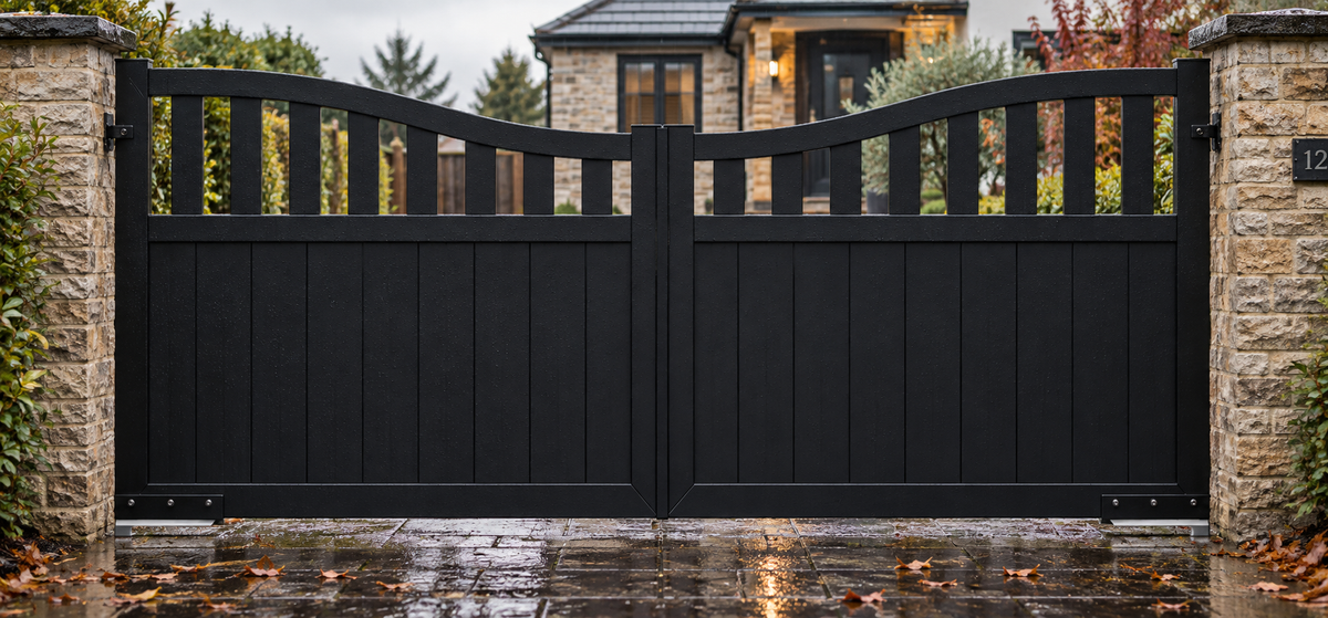 Alexandrite Reversed Design Swing Aluminium Gate Orsen