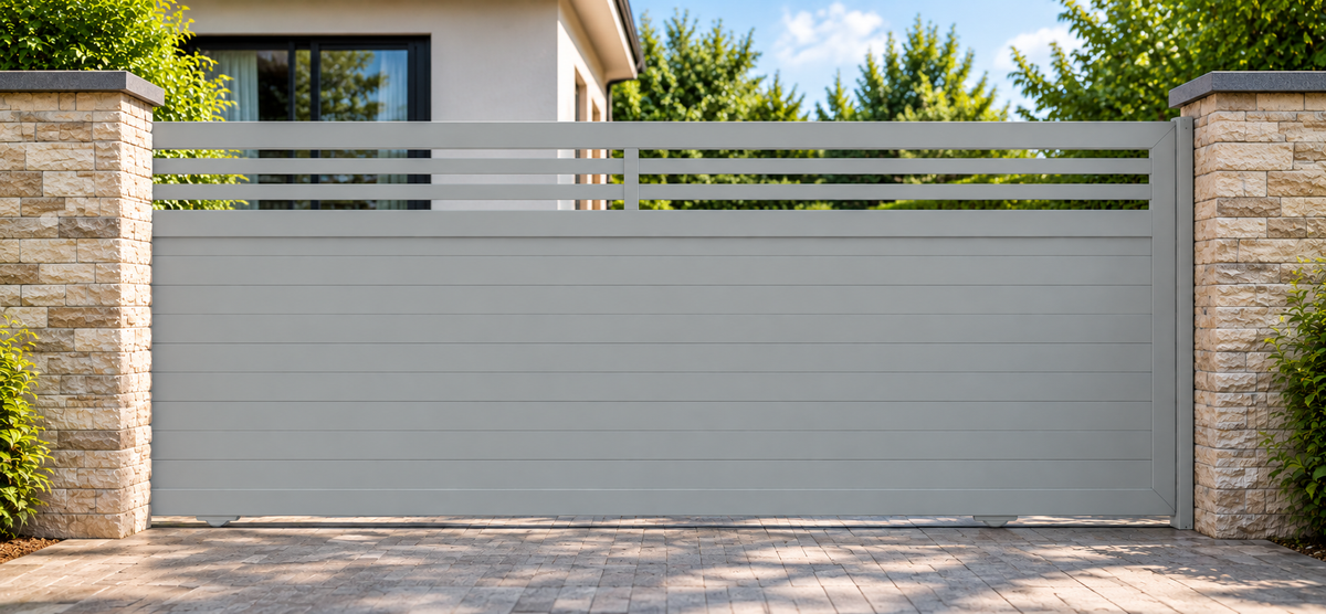 Anatase Design Sliding Aluminium Gate Orsen
