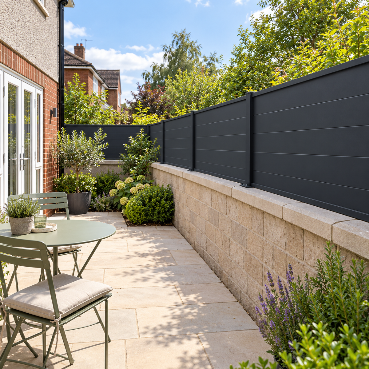 Orsen Full Privacy Aluminium Fencing