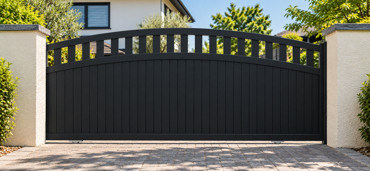Jet Design Sliding Aluminium Gate Orsen