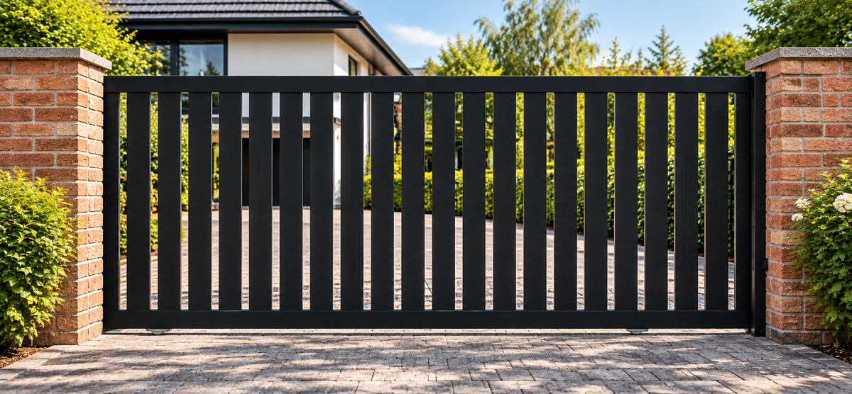 Ruby Design Vertical Sliding Aluminium Gate Orsen